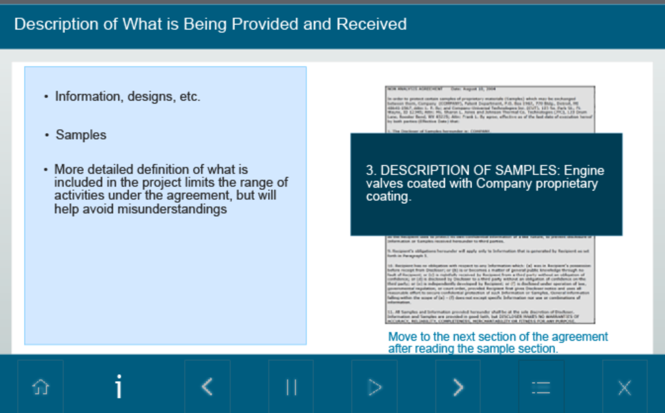 Agreement Process